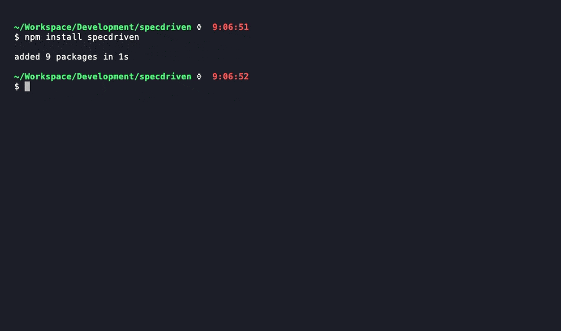 specdriven demo